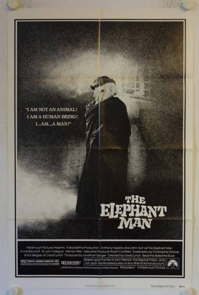 The Elephant Man original release US Onesheet movie poster